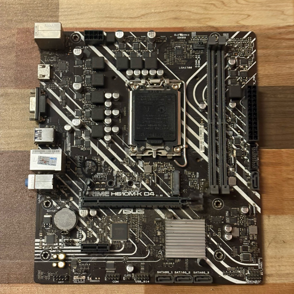 ASUS PRIME H610M-K D4 | เมนบอร์ด LGA1700 (Intel Gen 12/13/14) สินค้ารับประกัน 30 วัน