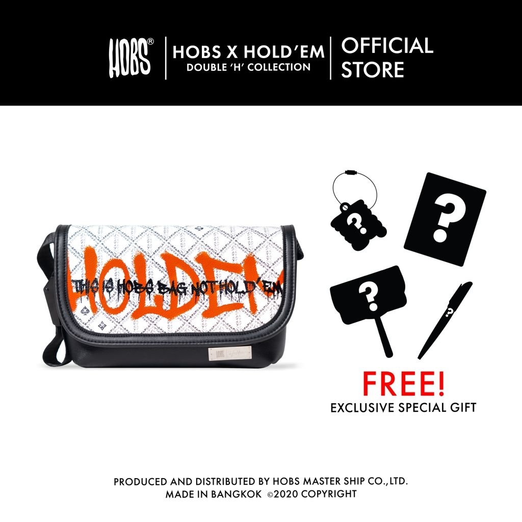 Hobs® HOBS x HOLD'EM | กระเป๋าสะพายข้าง | DOUBLE'H'COLLECTION MMXXV | DROP2