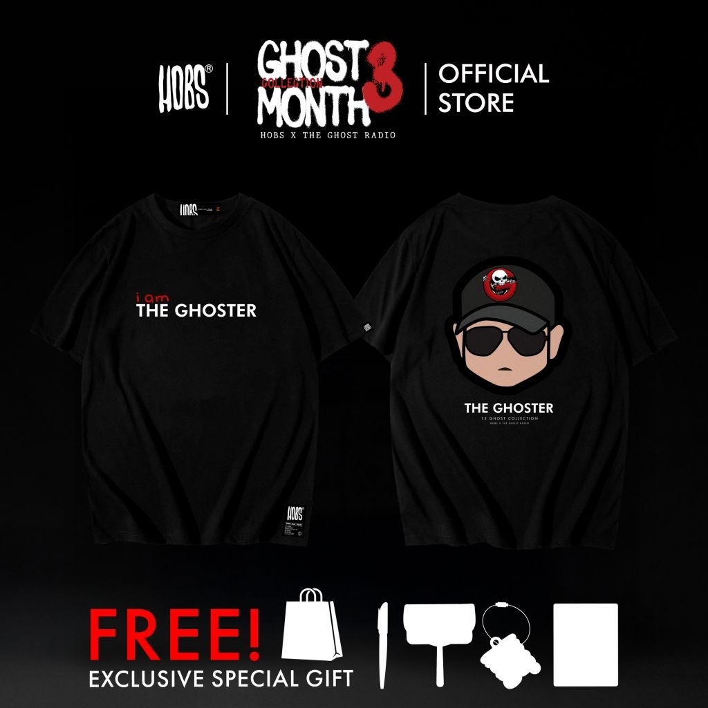 Hobs® x The Ghost radio3 | เสื้อยืด | T-Shirt | 13Ghost collection | Ghost month3