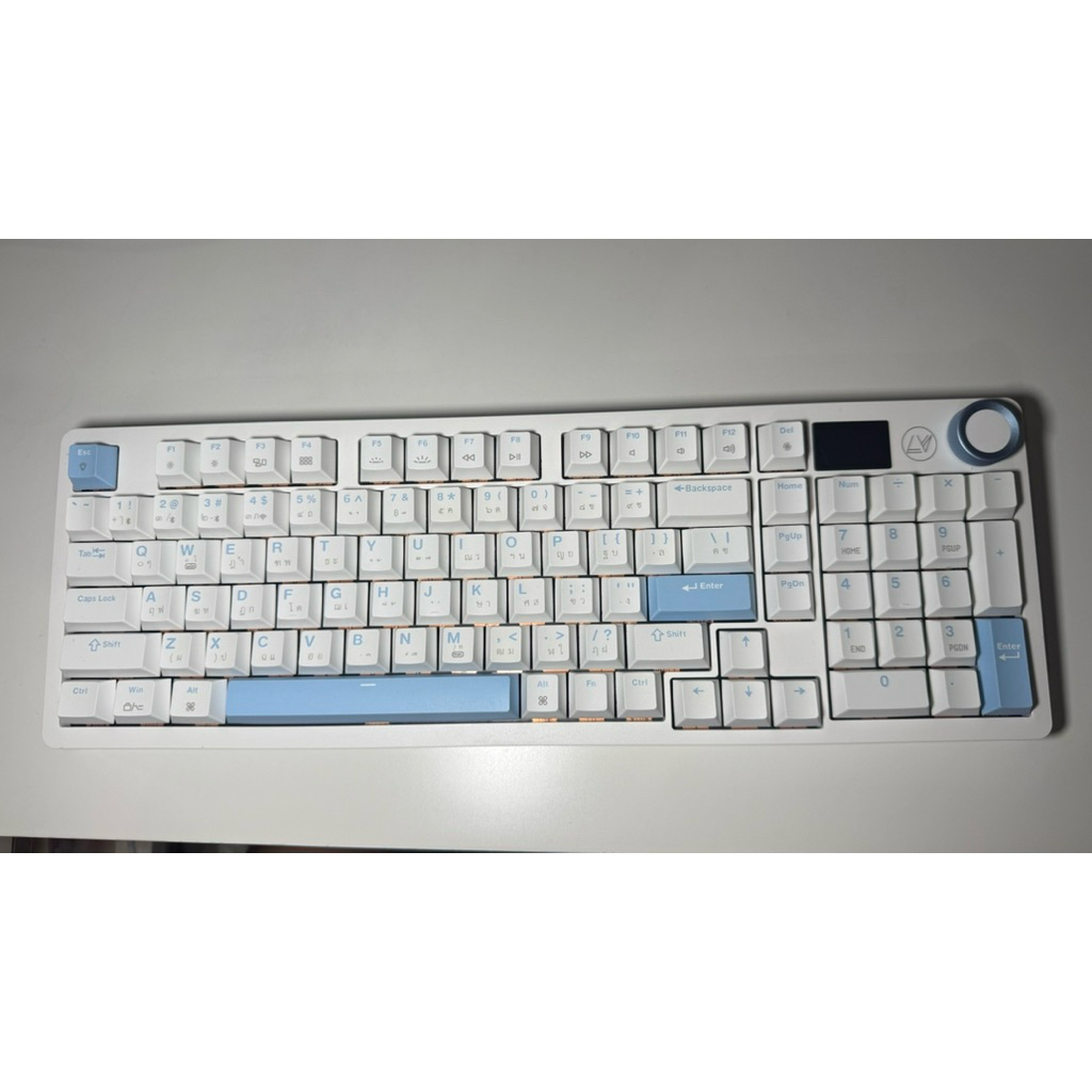 คีย์บอร์ด James Donkey RS2 3.0 Wireless Mechanical Keyboard (EN/TH) Blue Lagoon + White Wing Switch