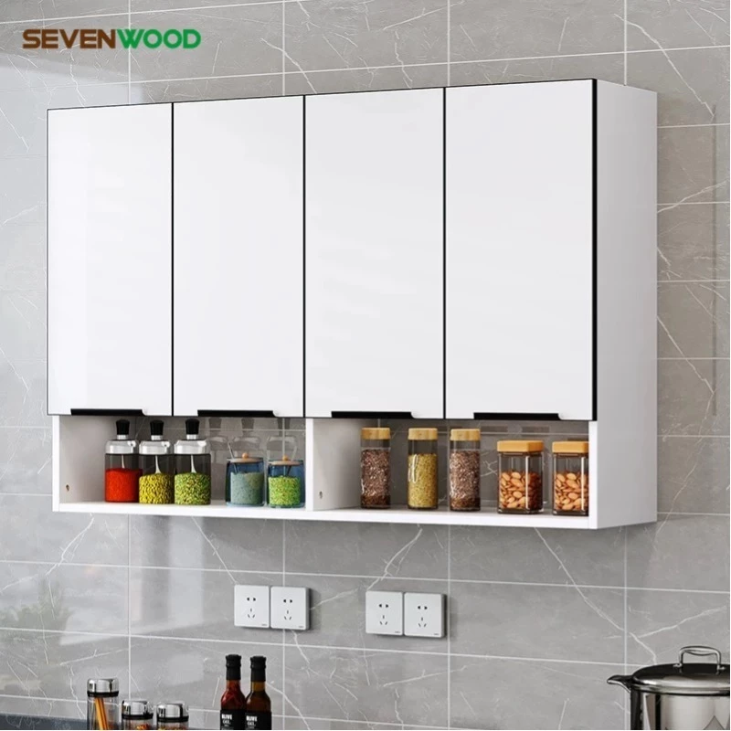 SEVENWOOD ตู้แขวน ตู้แขวนผนัง ตู้ครัว เรียบง่ายและมีสไตล์ ตู้ติดผนัง ตู้เก็บของ