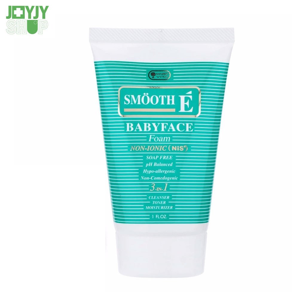 สมูทอี เบบีเฟชโฟมล้างหน้า Smooth E Babyface Foam 1 OZ. 30 กรัม