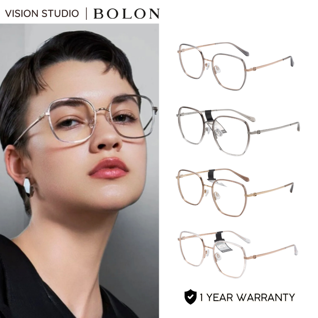 👓แว่นสายตา BOLON รุ่น SAPA BA6053 รวมทุกสี ของแท้100% รับประกัน 1 ปีเต็ม