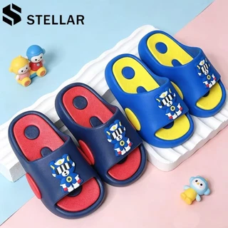 ส่งจากไทย 🚚 STELLAR รองเท้าแตะรัดส้นเด็กลายการ์ตูนยางEVA พื้นนิ่ม ใส่สบาย มีกันลื่น 3-8 ปี✨