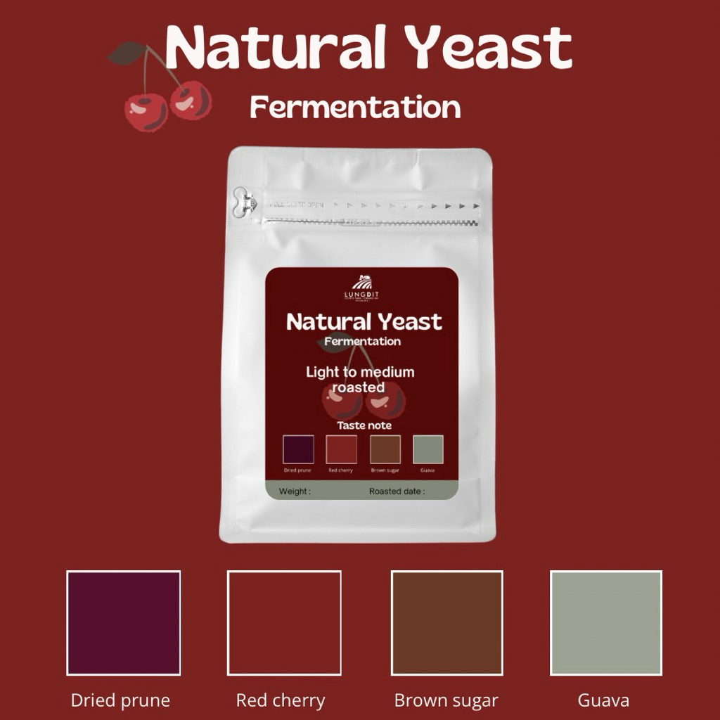 กาแฟคั่วขุนลาว Natural Yeast Fermentation (INTENSO)