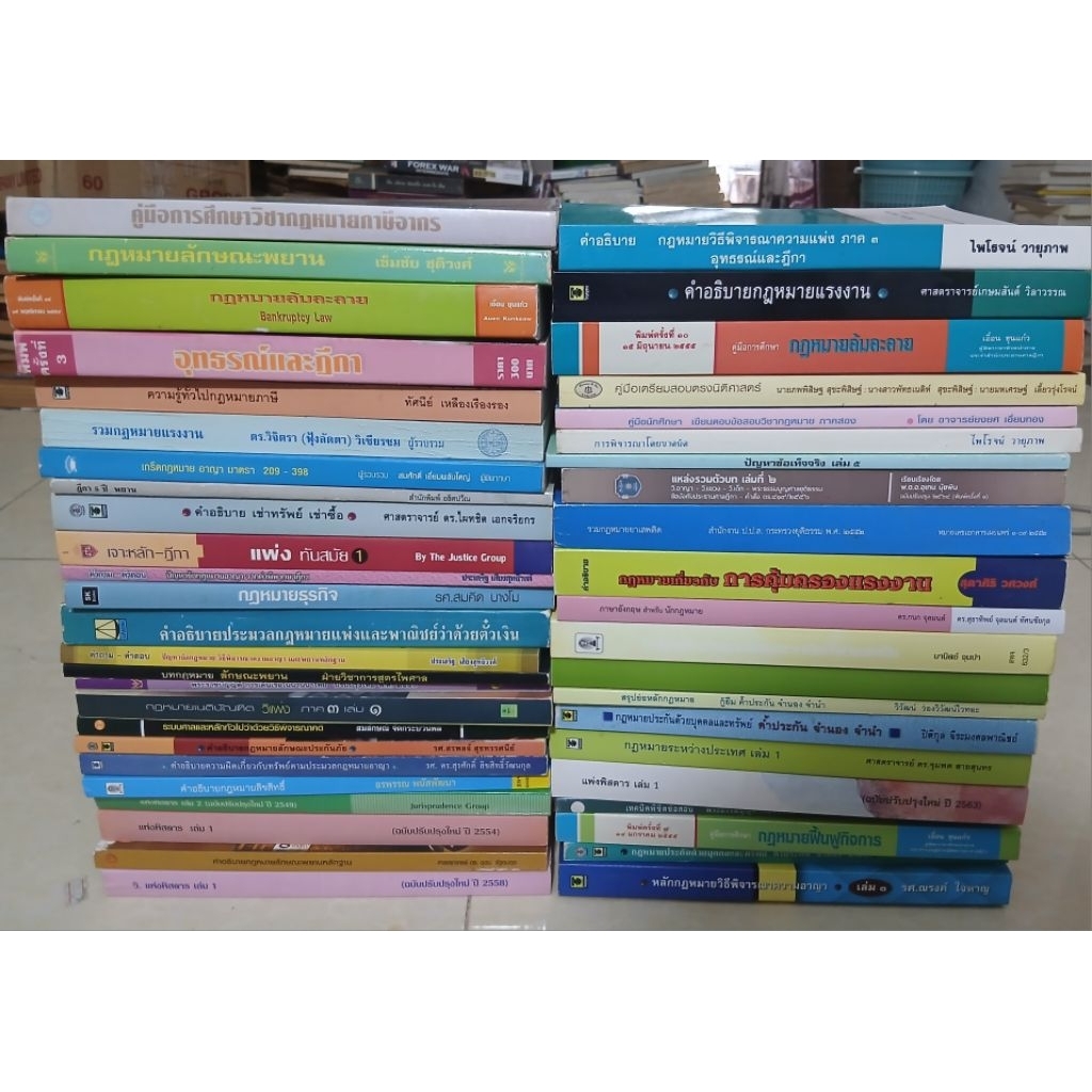 หนังสือกฏหมายอัลบั้มเล่มล่ะ200(มือสอง)