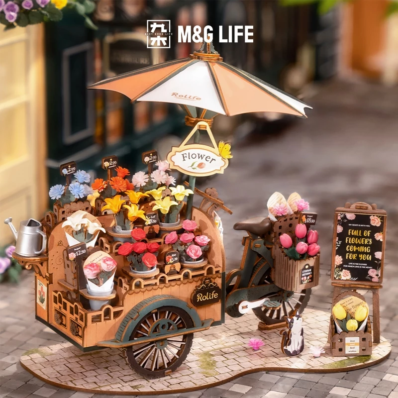 M&G LIFE x Rolife The Creator's Collection 3D Wooden Puzzle Kit — DIY Handcrafted Assembly Model