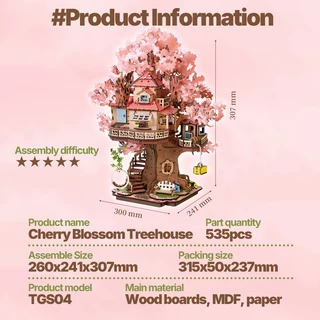 M&G LIFE x Rolife The Creator's Collection 3D Wooden Puzzle Kit — DIY Handcrafted Assembly Model