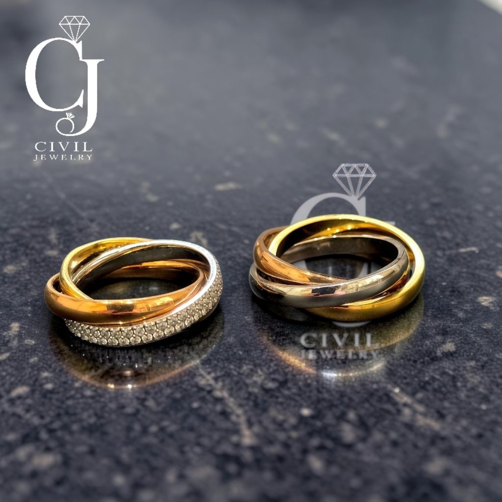 แหวน TRINITY CIVIL JEWELRY (พร้อมส่งในไทย)
