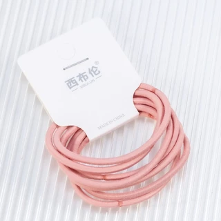 ยางรัดผม หลายสี ยางมีความเหนียว คืนตัวได้ดี มัดได้หลายรอบ สีสันสวยงามแบบคลาสสิก