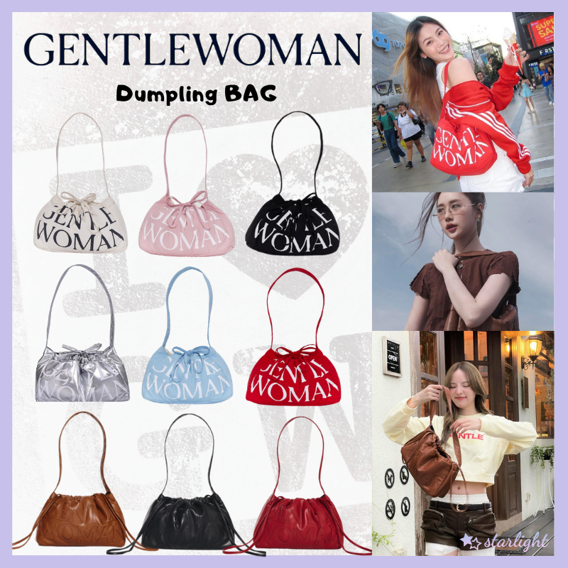 [Fast Shipping]GentleWoman Soléa Bag Dumpling สะพายข้าง กระเป๋าถือ ผ้ายีนส์ กระเป๋า gentlewomen ของแท้💯
