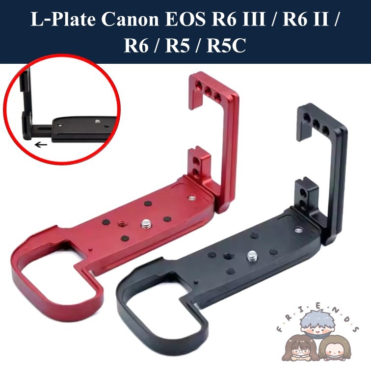L-PLATE สำหรับ Canon EOS R6 III R6 II R6 R5 R5C / Canon EOS R5 R6 R6II R6III L Bracket Plate R6 mark