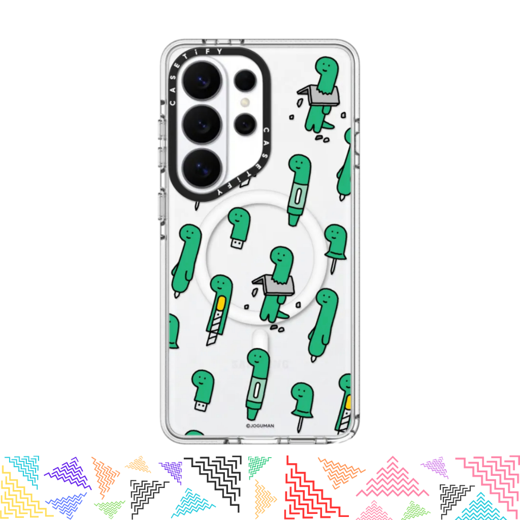 เคสมือถือ CASETiFY | Stationery Pattern [JOGUMAN] For iPhone Samsung แท้ พร้อมส่ง เคสกันกระแทก