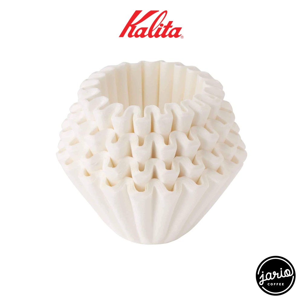 Jario x Kalita Wave กระดาษกรองกาแฟแบบหยัก 100 แผ่น KWF-155/185 Kalita Wave Coffee Filter 100 Sheets