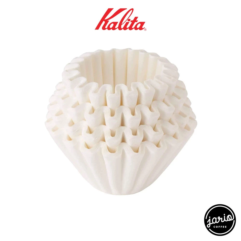 Jario x Kalita Wave กระดาษกรองกาแฟแบบหยัก 100 แผ่น KWF-155/185 Kalita Wave Coffee Filter 100 Sheets