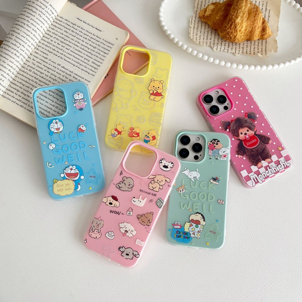 เคสมือถือ สำหรับ ViVO V70 Y05 Y11D เคส2ชั้น กันกระแทก พิมพ์ลายการ์ตูน เปิดเลนส์กล้อง สินค้าพร้อมส่งในไทย 1-2วัน #2s-mon