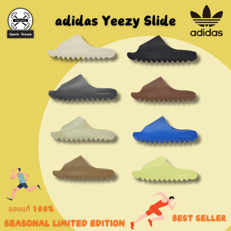 【ของแท้ 100%】Adidas Originals Yeezy Slide รองเท้าแตะ EVA นุ่มสบาย รุ่นยูนิเซ็กซ์