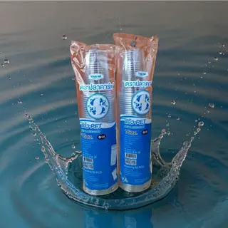 แก้ว PET 16 oz. ปาก98 ตราปลาคาร์ฟ (บรรจุ50x20=1000ใบ)*1ออเดอร์ไม่เกิน2ลัง*