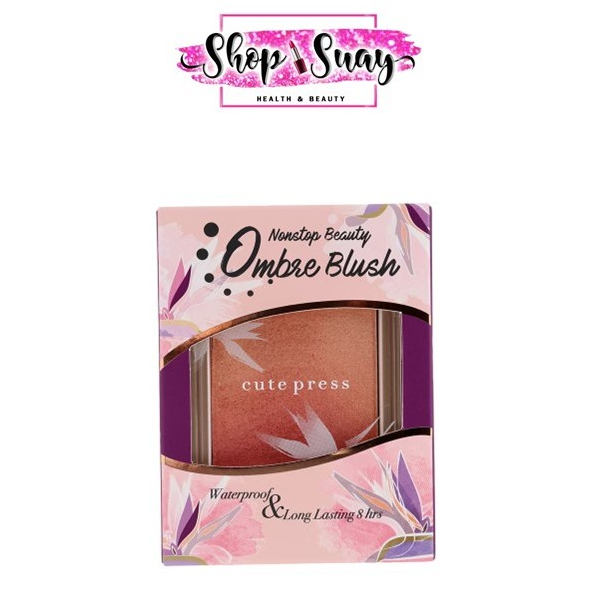 ของเเท้ Cute Press Nonstop Beauty Ombre Blush คิวท์เพรส บรัชออน มีขนาด 5กรัม และ 10กรัม