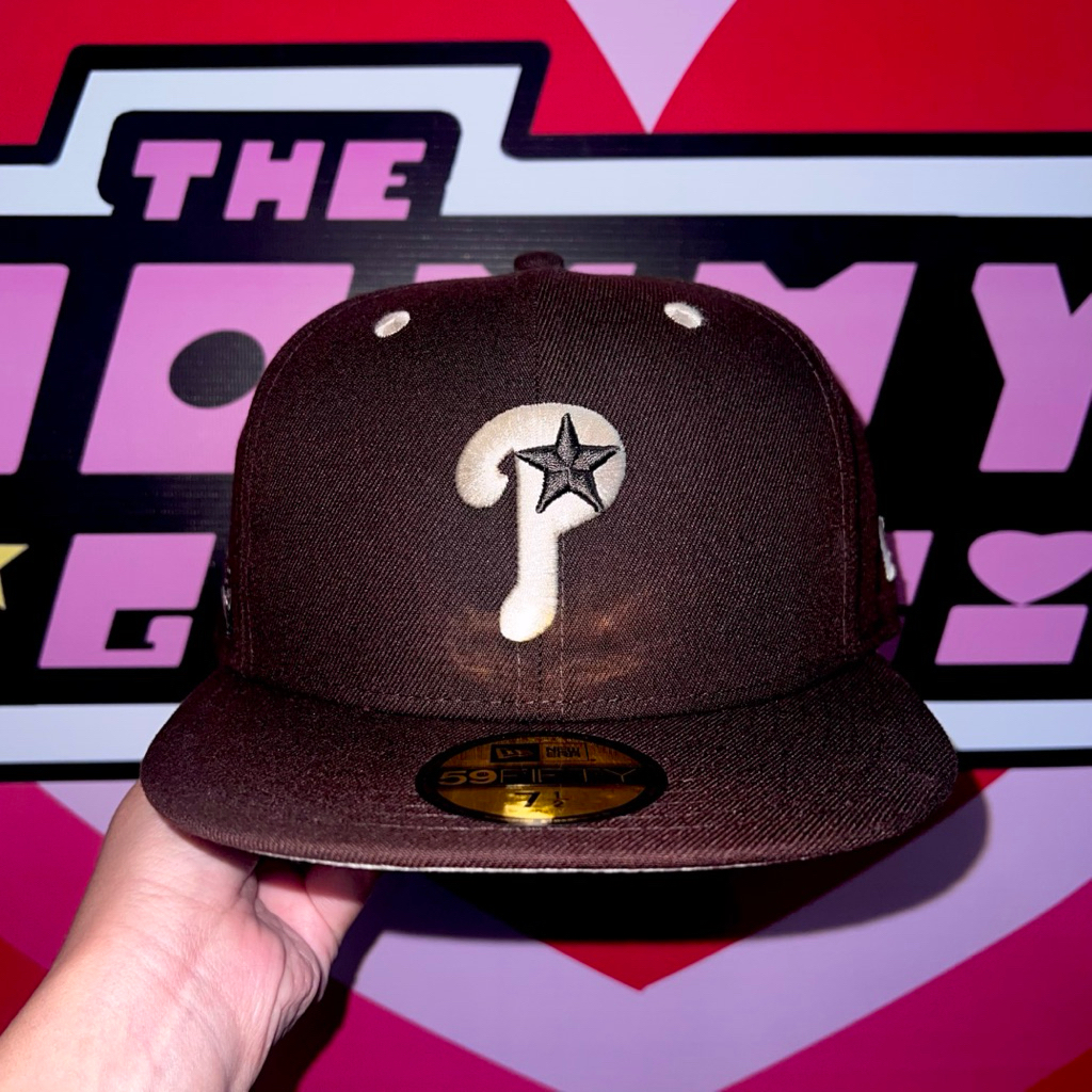 New Era Philadelphia Phillies dark brown 59fifty Fitted