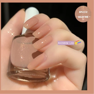 พร้อมส่ง 🇹🇭 ยาทาเล็บกึ่งเจล Maxfine ไม่ต้องอบ ลอกออกง่าย ไม่ต้องใช้น้ำยาล้างเล็บ 💅 สีทาเล็บ เบสโค้ต ท็อปโค้ต M01-M167