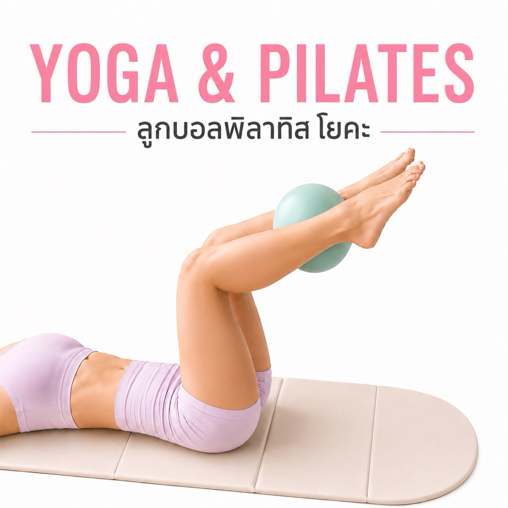 FitDaily ลูกบอลโยคะ ลูกบอลพิลาทิส Pilates Ball Mini Ball อุปกรณ์ออกกำลังกาย