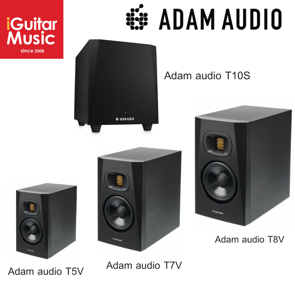 ลำโพงมอนิเตอร์ ADAM Audio T series T5V,T7V,T8V,T10S monitor speakers