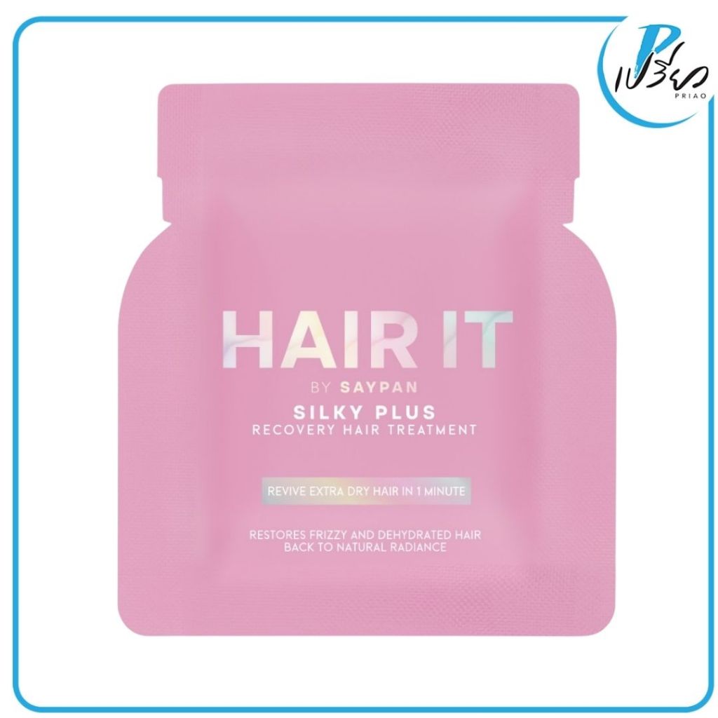 HAIR IT แฮร์ อิท ซิลกี้ พลัส รีคัฟเวอรี่ แฮร์ ทรีตเมนต์ 12 กรัม. Hair It Silky Plus Recovery Hair Tr