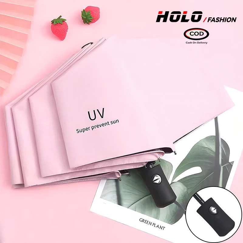 ร่มพับอัตโนมัติ UV เสริมโครง 8 กระดูก thumbnail 9
