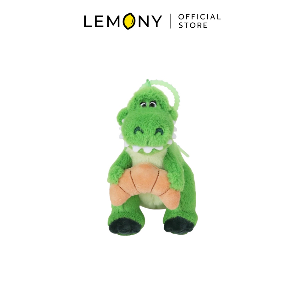 LEMONY พวงกุญแจตุ๊กตา Rex With Croissant ขนาด 12 ซม. Disney Toy Story Collection