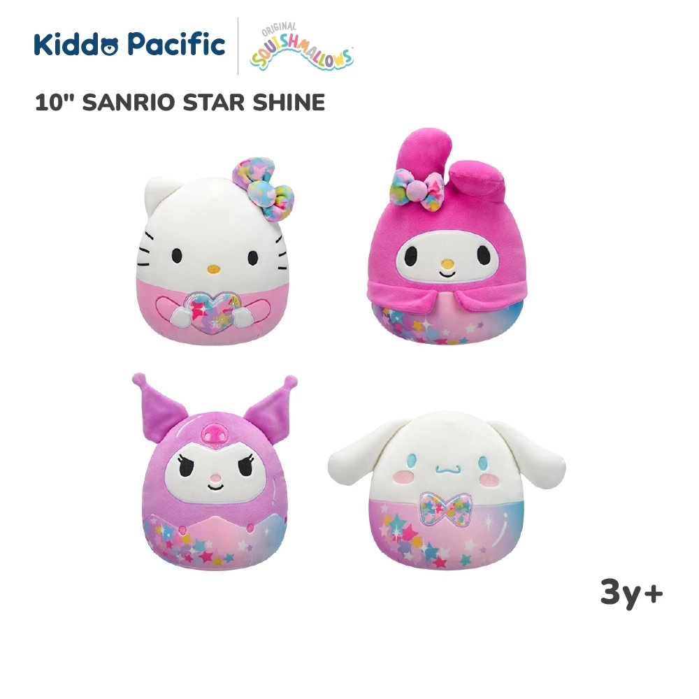 SQUISHMALLOWS 10" SANRIO STAR SHINE ตุ๊กตา ขนาด 10 นิ้ว