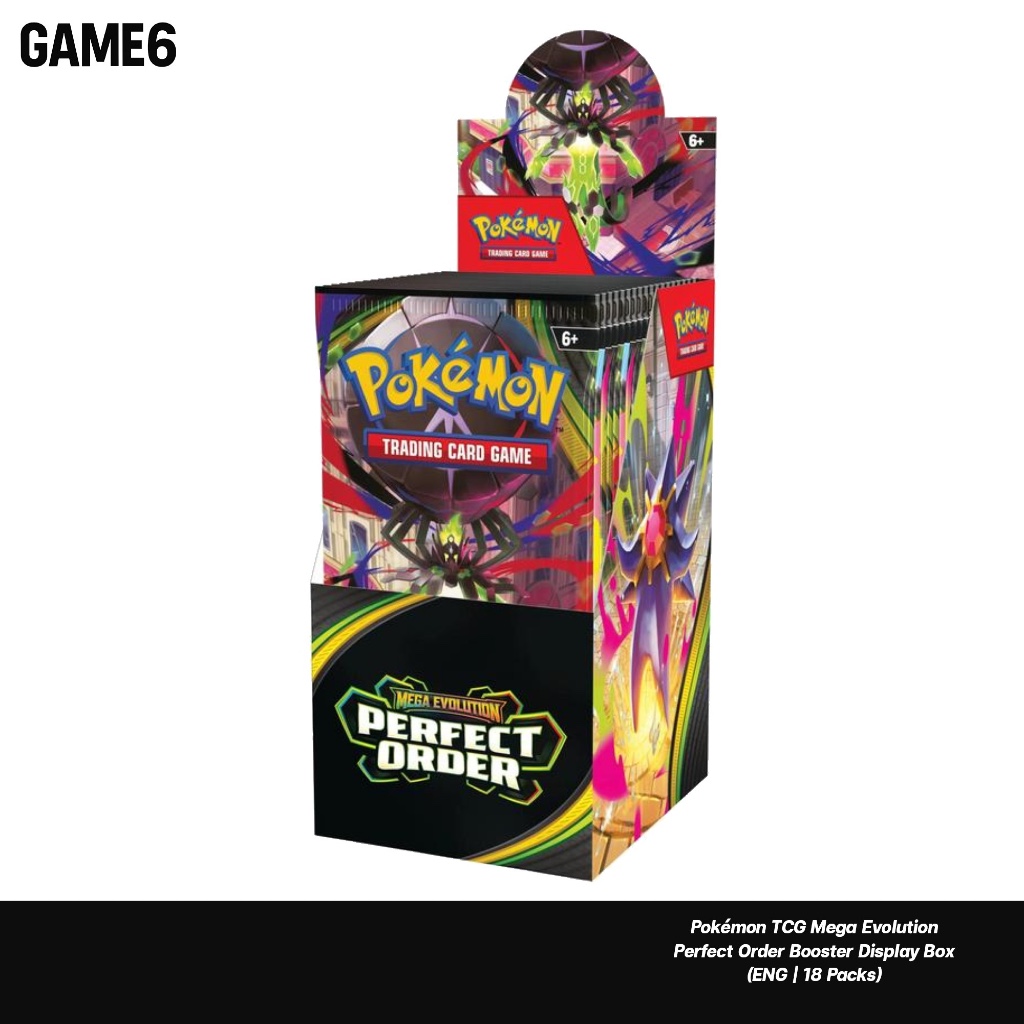 Pokémon TCG Mega Evolution – Perfect Order Booster Display Box (ENG | 18 Packs)