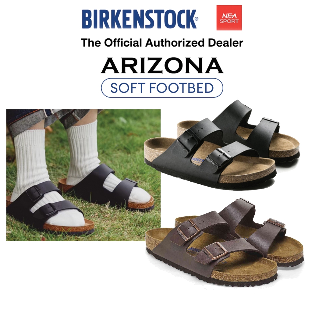 [ลิขสิทธิ์แท้ ตัวพื้นนิ่ม] BIRKENSTOCK ARIZONA Birko-Flor (Soft Footbed) BF -  รองเท้าแตะ รุ่นฮิต ทรงมาแรง