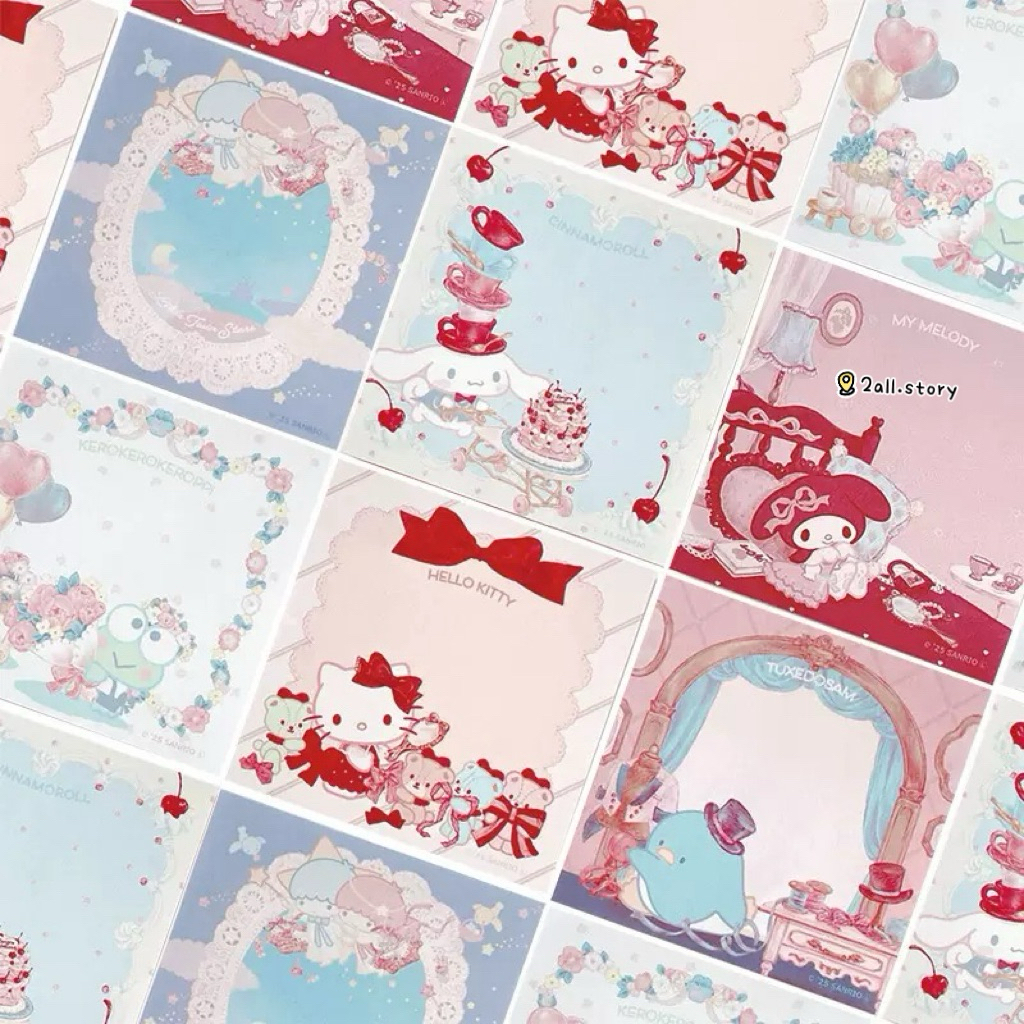 Sanrio กระดาษโน้ตไม่มีกาว ลายซาริ Fancy XK-952