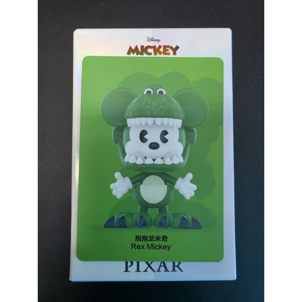 (เช็คการ์ด ของแท้ Popmart) Rex Mickey: Disney Mickey Remixed Mickey Meets Pixar