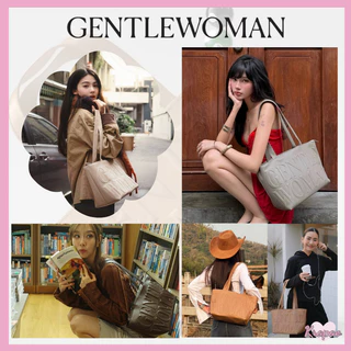 (**พร้อมส่ง)🔥🚚แท้ Gentlewoman Daily Shoulder Bag💯Official Gentlewoman กระเป๋า กระเป๋าสะพายไหล่🍀มันมีซิป กระเป๋าหนัง