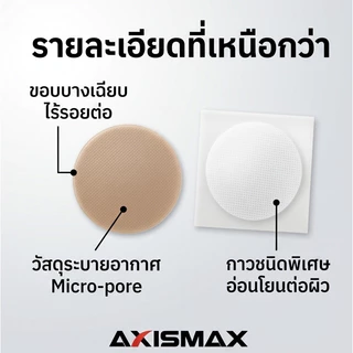 COD AXISAMAX DIY แผ่นปิดหน้าอกผู้ชาย TPU มินิ บางพิเศษ กันน้ำ ติดแน่น ระบายอากาศดี มองไม่เห็น ไม่ระคายเคือง ใส่สบาย