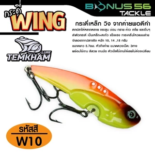 กระดี่เหล็ก wing วิ้ง 14 กรัม จากค่ายเต็มคำ ตกปลาได้หลากหลาย กระสูบ ช่อน กราย ค้าว เทโพ และอื่นๆ