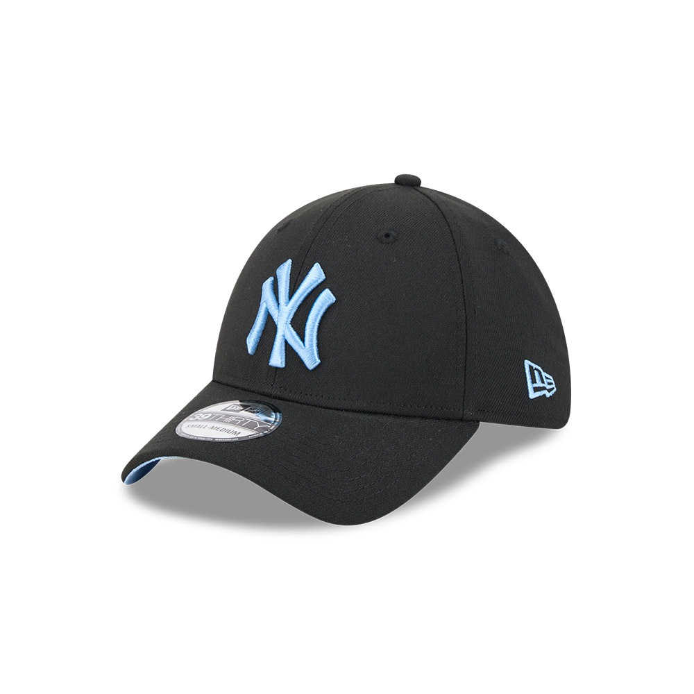 หมวกแก๊ป New Era รุ่น New York Yankees Sky Blue Pack Black 39Thirty Cap