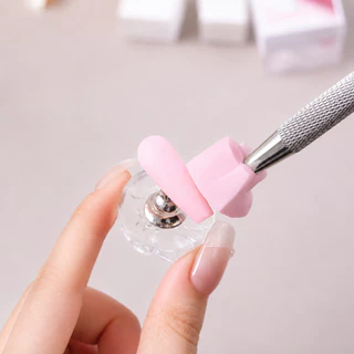 Sponge ฟองน้ำไล่สีเล็บ 50ชิ้น/กล่อง เบลนสีเล็บ ฟองน้ำแต่งเล็บ ฟองน้ำเบลนด์สี Ombre Nail Style
