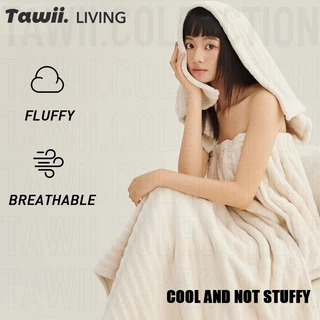 Tawii. ชุดคลุมอาบน้ํา อ่อนนุ่ม ซับน้ำดี เสื้อคลุมอาบน้ํา แห้งเร็ว One Size Bathrobe