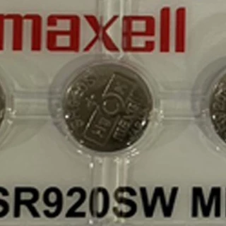 ถ่านกระดุม Maxell SR920SW,SR920 ,371 แบบหลุม แบ่งจำหน่าย จำนวน 1เม็ด,5เม็ด,10เม็ด