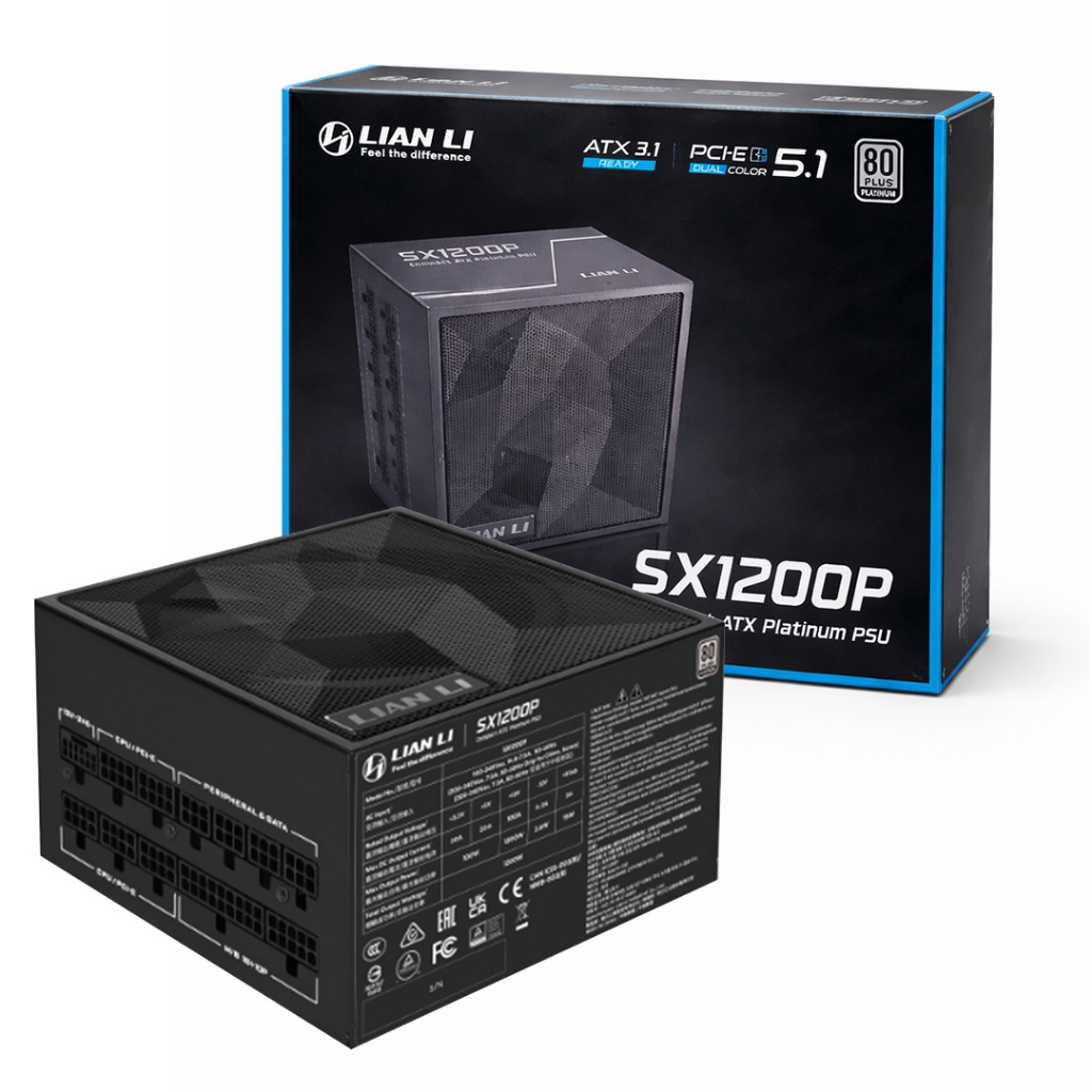 PSU LIAN LI SX1200P SX1000P SX0850P 80 Plus Platinum BLACK WHITE power supply