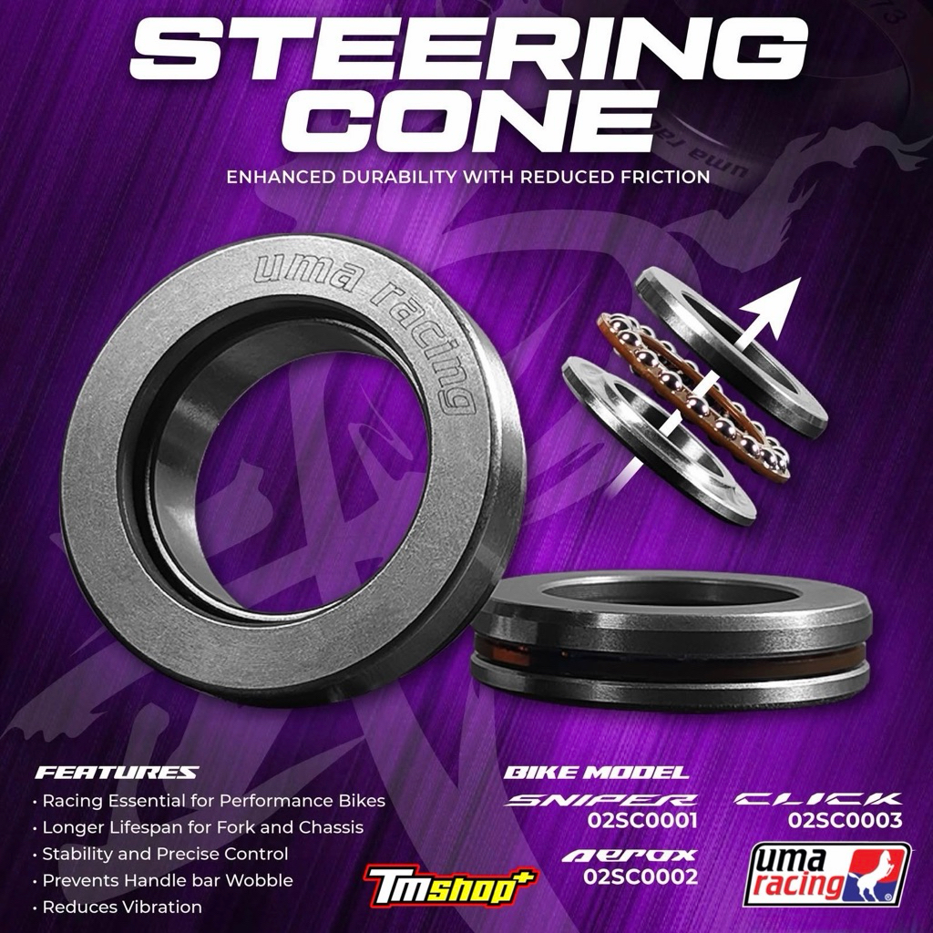 ลูกปืนคอ UMA Racing Steering Cone