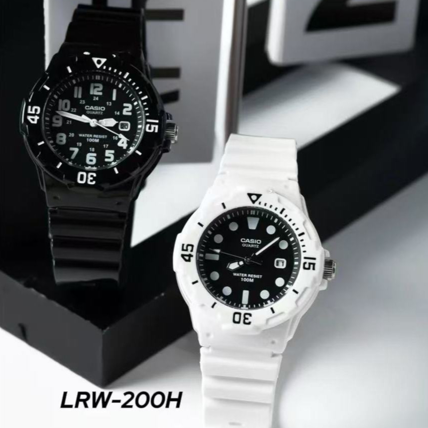 ประกัน 1 ปี LRW200H-4B2-7B-7E2-1B  นาฬิากาข้อมือเด็ก นาฬิกาสปอร์ต กันน้ำได้ casI10Standard นาฬิกาจากญี่ปุ่น
