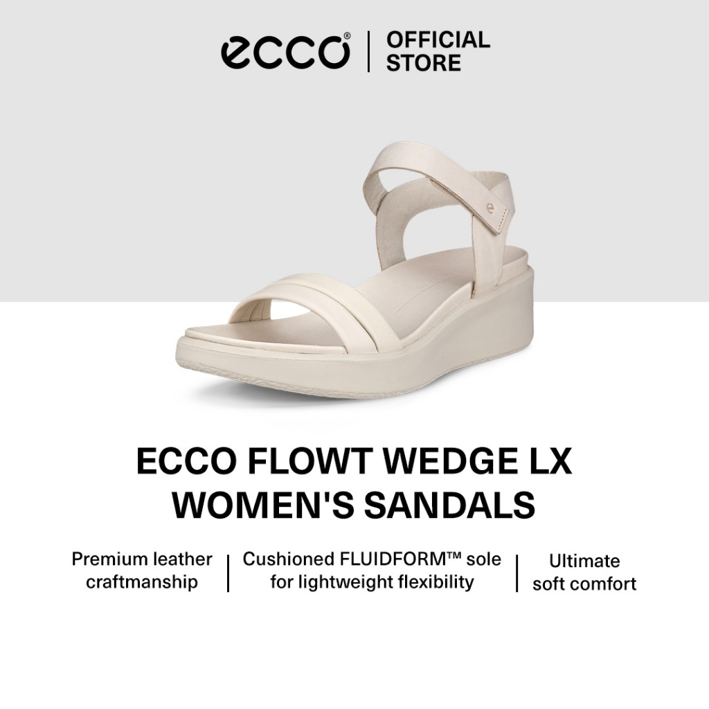 ecco FLOWT WEDGE LX W รองเท้าแตะส้นลิ่มผู้หญิง