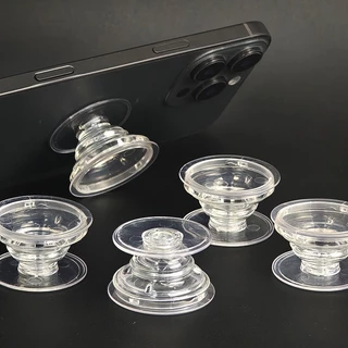 griptok กิฟต๊อกใส แหวนโทรศัพท์เปล่า กลม,หัวใจ popsocket มีขอบ/ไม่มีขอบ NP