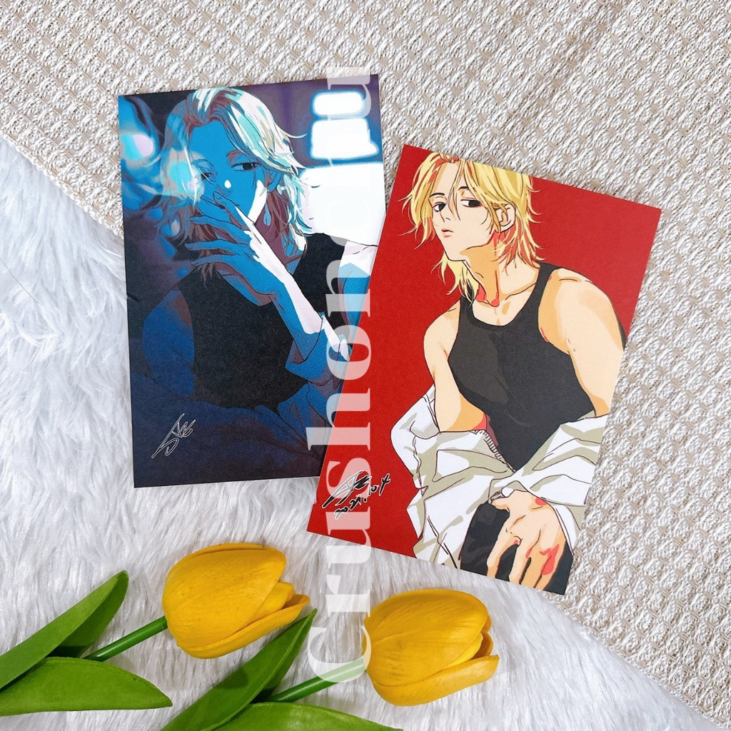 (✅พร้อมส่ง) Postcard Mikey : Tokyo Revengers (เซ็ต 2ใบ)