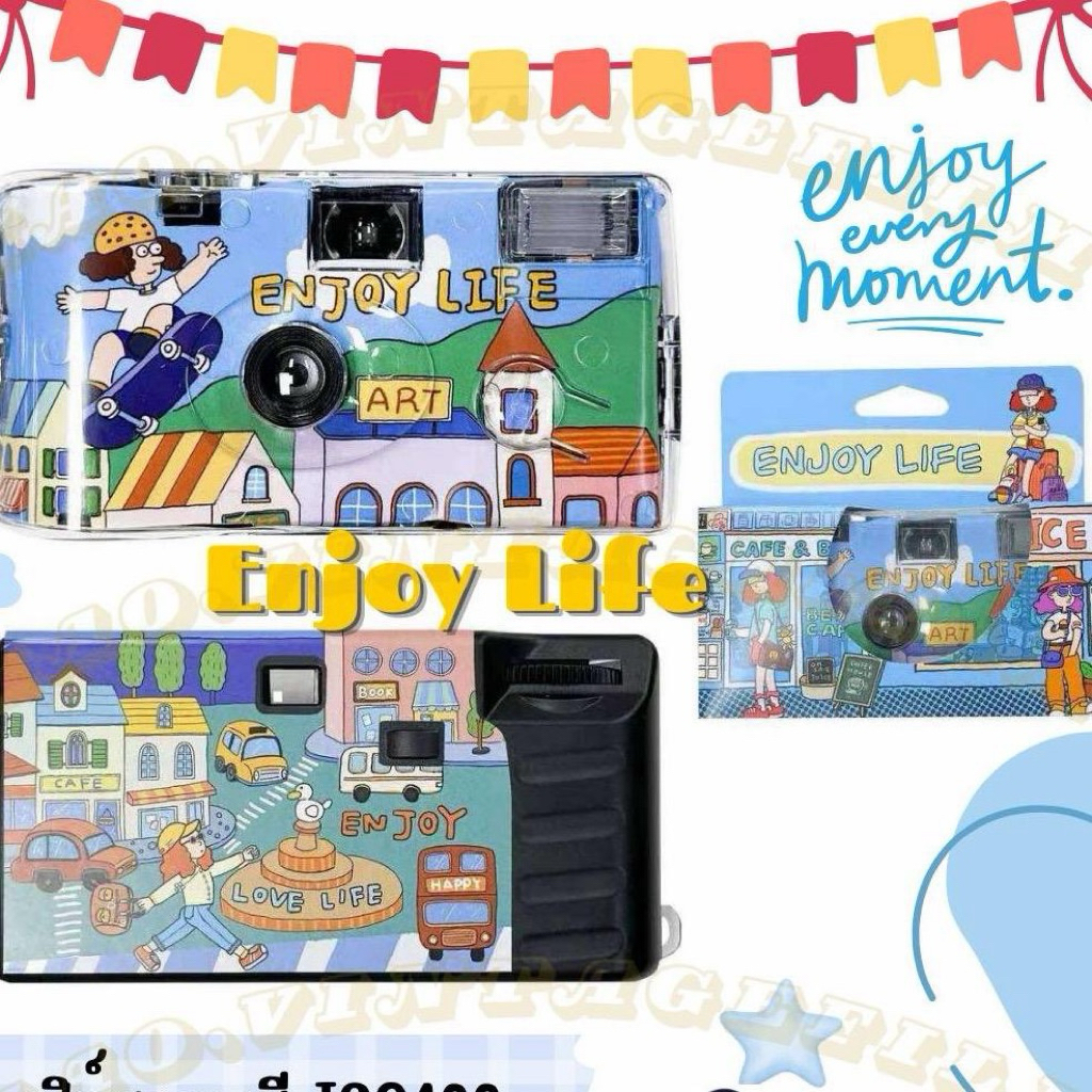 Memory camera กล้องฟิล์มใช้แล้วทิ้ง สีISO400 18รูป พร้อมส่งจากไทย🩷🇹🇭