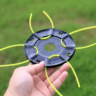 จานเอ็นตัดหญ้า พร้อมเอ็น 4 เส้น Grass Trimmer Head หัวอลูมิเนียม / รู 5mm / รู 25.4mm
